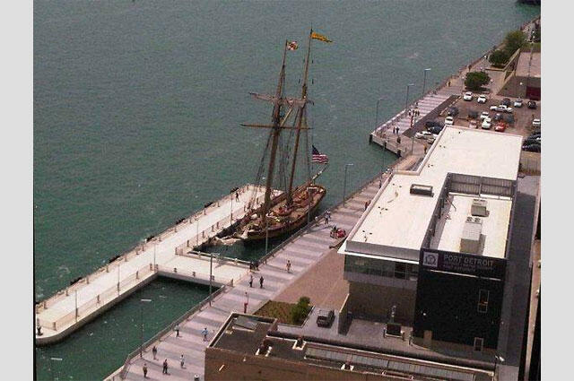 completed concrete path work