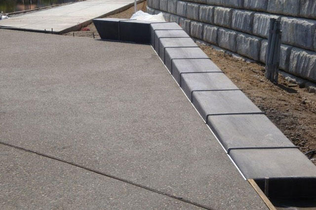 road side concrete design compress